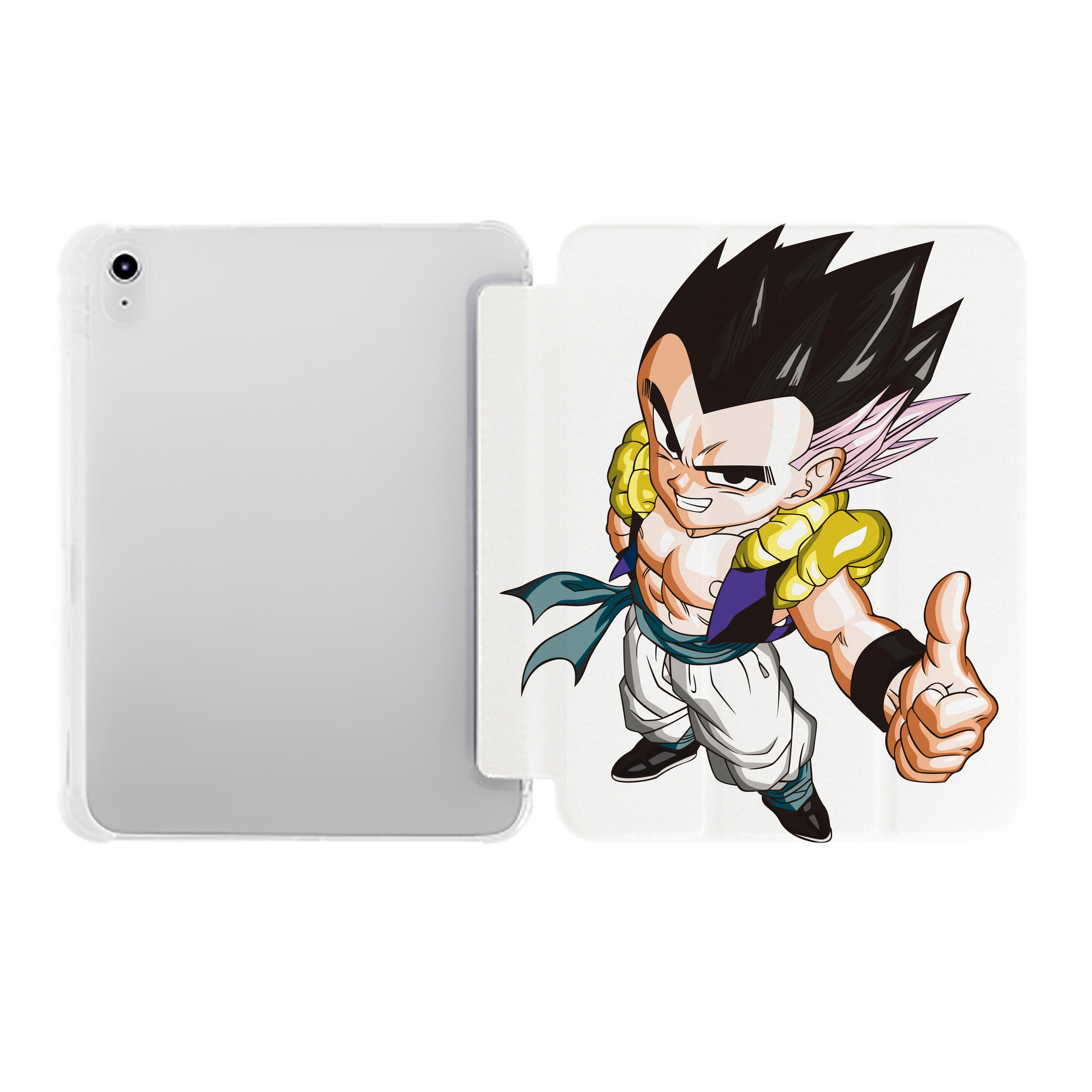 （画像用） ドラゴンボール ベジータ四世（Bejīta Yonsei）DRAGON BALL Vegeta IV IPad ケース ペン収納付き 三つ折りスタンド PUレザー×シリコン 対応機種9.5/10.5/10.9インチ